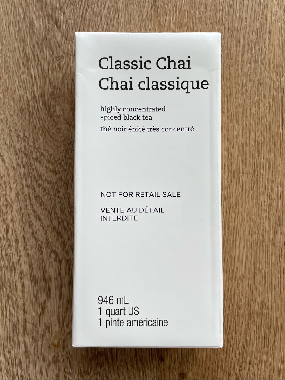 Chai Concentrate